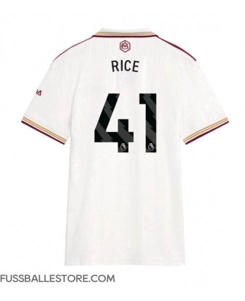 Günstige Arsenal Declan Rice #41 3rd trikot Damen 2025-26 Kurzarm Günstige Arsenal Declan Rice #41 3rd trikot Damen 2025-26 Kurzarm
